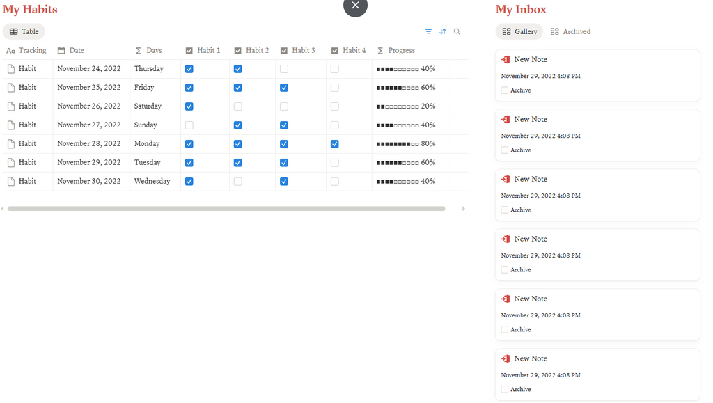 NOTION STUDENT PLANNER TEMPLATE