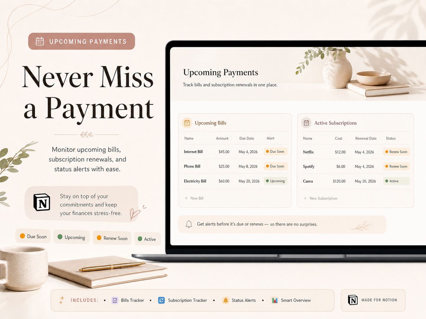 Notion Finance Tracker | Budget Planner & Expense Tracker